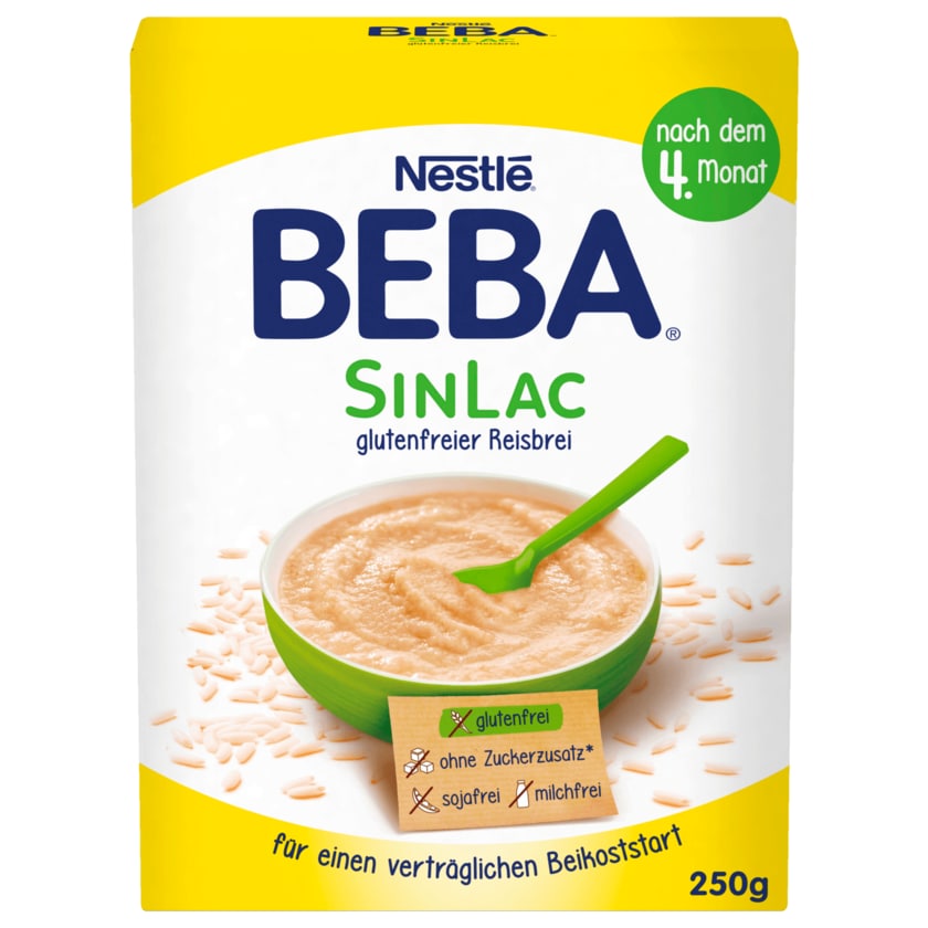 Nestlé Beba SinLac glutenfreier Reisbrei 250g